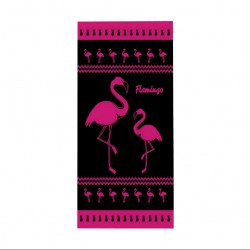 Πετσέτα Θαλάσσης 70x150 Φωσφόριζέ Flamingo 454
