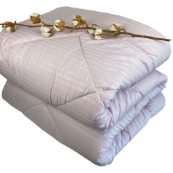Πάπλωμα Σατέν Ριγέ Μονό 160x240 Lilac