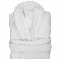Mπουρνούζι Λευκό Ξενοδοχείου 450γρ. 100% cotton - Large Mπουρνούζι Λευκό Ξενοδοχείου 450γρ. 100% cotton - Large