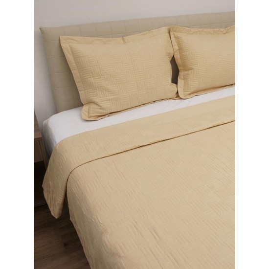 Κουβερλι Percale κεντητό Cream Υπέρδιπλο (220x240) Κουβερλι Percale κεντητό Cream Υπέρδιπλο (220x240)