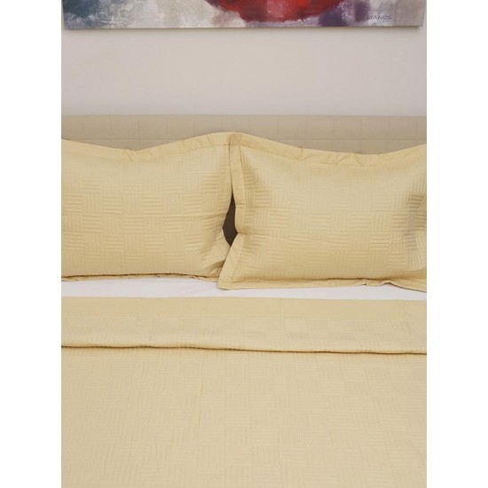 Κουβερλι Percale κεντητό Yellow Υπέρδιπλο (220x240) Κουβερλι Percale κεντητό Yellow Υπέρδιπλο (220x240)