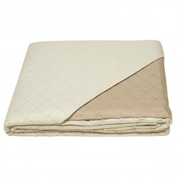 Κουβερλί Fiber Ecru - Beige Μονό (160x220)