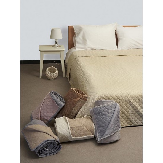 Κουβερλί Fiber Grey - Dark Grey Υπέρδιπλο (220x240) Κουβερλί Fiber Grey - Dark Grey Υπέρδιπλο (220x240)