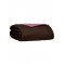 Κουβερλί percale μονόχρωμο Brown / Pink Υπέρδιπλο (220x240)