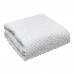 Κουβέρτα πικέ cotton White Μονή (160x220) Κουβέρτα πικέ cotton White Μονή (160x220)