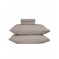 Μαξιλαροθήκες Cotton Feelings 106 Light Grey 50 cm x 70 cm Μαξιλαροθήκες Cotton Feelings 106 Light Grey 50 cm x 70 cm