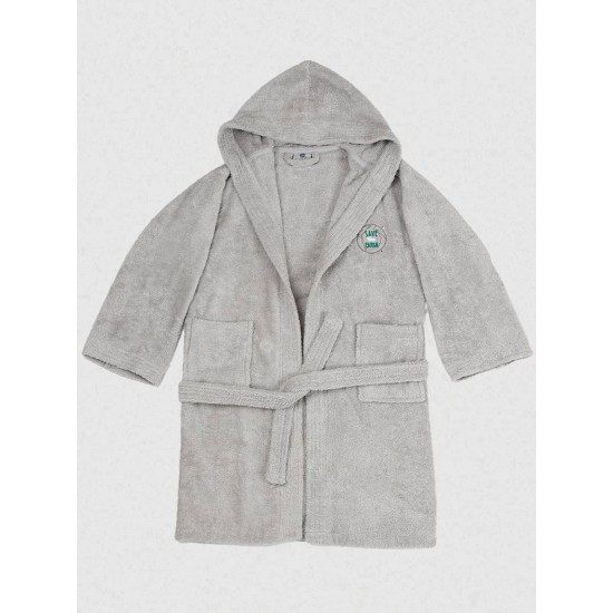 Μπουρνούζι Παιδικό Eco Grey Ηλικία 6-8 Μπουρνούζι Παιδικό Eco Grey Ηλικία 6-8