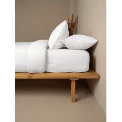 Σεντόνι Cotton Feelings φλατ 100 White Μονό (165x270) Σεντόνι Cotton Feelings φλατ 100 White Μονό (165x270)