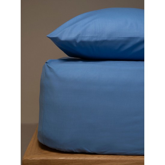 Κατωσέντονο Menta με λάστιχο 17 Blue Μονό (100x200+20) Κατωσέντονο Menta με λάστιχο 17 Blue Μονό (100x200+20)