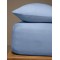 Κατωσέντονο Menta με λάστιχο 16 Light Blue Διπλό (160x200+20)