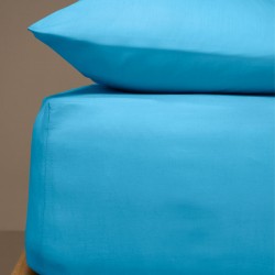 Κατωσέντονο Menta με λάστιχο 15 Turquoise Ημίδιπλο (120x200+20)