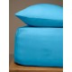 Κατωσέντονο Menta με λάστιχο 15 Turquoise Ημίδιπλο (120x200+20)
