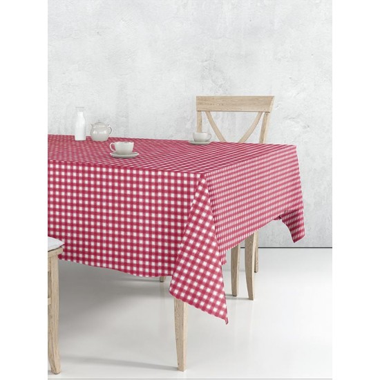 Τραπεζομάντηλο 5467 Red 140 cm x 140 cm Τραπεζομάντηλο 5467 Red 140 cm x 140 cm