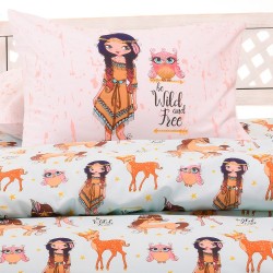 ΣΕΤ ΜΑΞΙΛΑΡΟΘΗΚΕΣ INDIAN GIRL LIGHT BLUE KIDS LINE