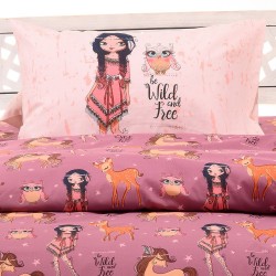 ΣΕΤ ΜΑΞΙΛΑΡΟΘΗΚΕΣ INDIAN GIRL VIOLET KIDS LINE