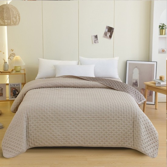 ΚΟΥΒΕΡΛΙ 220Χ240 RENZO ECRU/GREY ΚΟΥΒΕΡΛΙ 220Χ240 RENZO ECRU/GREY