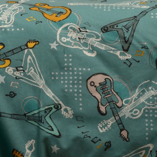 ΠΑΠΛΩΜΑΤΟΘΗΚΗ ΦΑΝΕΛΕΝΙΑ ΜΟΝΗ MUSIC PETROL (165X245) WINTER LINE KIDS ΠΑΠΛΩΜΑΤΟΘΗΚΗ ΦΑΝΕΛΕΝΙΑ ΜΟΝΗ MUSIC PETROL (165X245) WINTER LINE KIDS