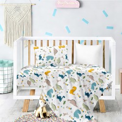 ΣΕΤ ΣΕΝΤΟΝΙΑ ΚΟΥΝΙΑΣ (Λ) DINO PRIME LINE BABY (70Χ140+17)
