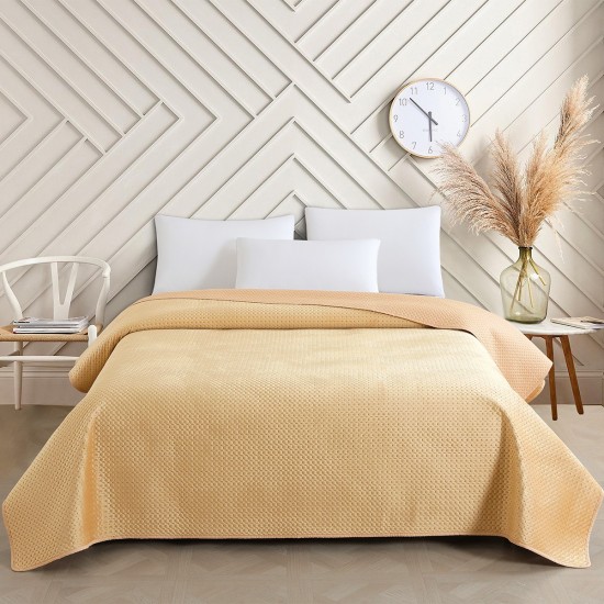 ΚΟΥΒΕΡΛΙ KING SIZE OMNIA BEIGE (260Χ240) ΚΟΥΒΕΡΛΙ KING SIZE OMNIA BEIGE (260Χ240)