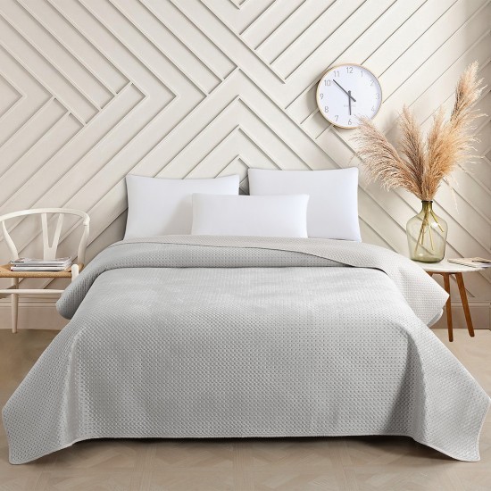 ΚΟΥΒΕΡΛΙ KING SIZE OMNIA GREY (260Χ240) ΚΟΥΒΕΡΛΙ KING SIZE OMNIA GREY (260Χ240)