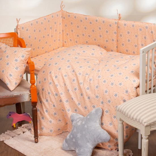 ΠΑΝΑ ΑΓΚΑΛΙΑΣ MINI STARS ROSE BABY LINE 85x85cm ΠΑΝΑ ΑΓΚΑΛΙΑΣ MINI STARS ROSE BABY LINE 85x85cm