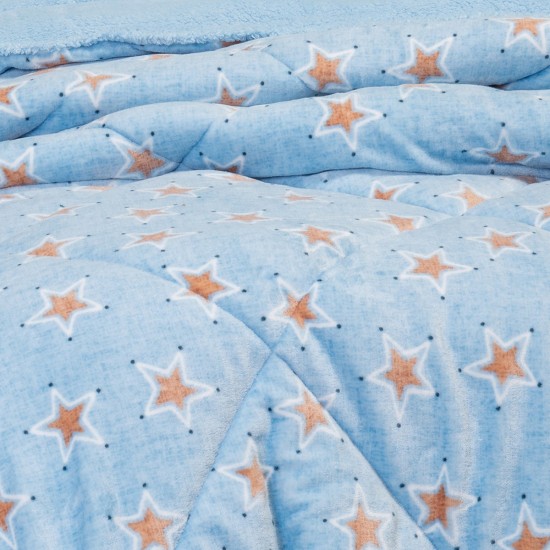 ΚΟΥΒΕΡΤΟΠΑΠΛΩΜΑ ΜΟΝΟ MINI STARS BOY 160x220εκ. ΚΟΥΒΕΡΤΟΠΑΠΛΩΜΑ ΜΟΝΟ MINI STARS BOY 160x220εκ.