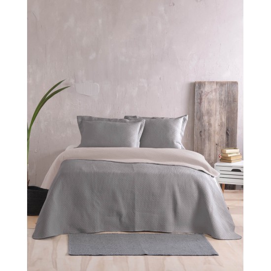 Rythmos Allure Γκρι-Μπεζ - Σετ Κουβερλι King Size (240X250) Rythmos Allure Γκρι-Μπεζ - Σετ Κουβερλι King Size (240X250)