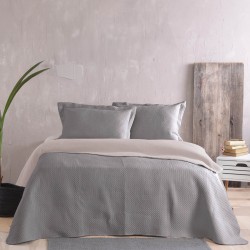 Rythmos Allure Γκρι-Μπεζ - Σετ Κουβερλι Υπερδιπλο (220Χ240) Rythmos Allure Γκρι-Μπεζ - Σετ Κουβερλι Υπερδιπλο (220Χ240)
