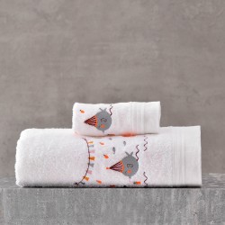 Σετ Πετσέτες Bubbles  2τμχ ΠΟΡΤΟΚΑΛΙ Rythmos
