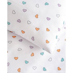 Rythmos Tiny Heart Λευκο - Ζευγοσ Μαξιλαροθηκεσ Rythmos Tiny Heart Λευκο - Ζευγοσ Μαξιλαροθηκεσ