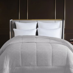 Κουβερτοπάπλωμα Dalia Light Grey Υπέρδιπλο (220x240)