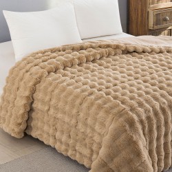 Κουβερτοπάπλωμα Rabbit Beige Υπέρδιπλο (220x240)