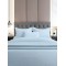Σετ Σεντόνια Flannel 2048 Blue Διπλό με λάστιχο (150x205+30)