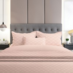 Σετ Σεντόνια Flannel 2048 Pink Μονό (160x260)