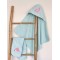Fluffy Κεντητή Κάπα Light Blue 75x75
