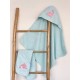 Fluffy Κεντητή Κάπα Light Blue 75x75 Fluffy Κεντητή Κάπα Light Blue 75x75