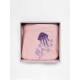 Fluffy Κεντητή Κάπα Pink 75x75