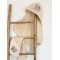 Fluffy Κεντητή Κάπα Beige 75x75