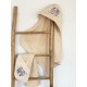 Fluffy Κεντητή Κάπα Beige 75x75