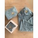 Fluffy Κεντητή Κάπα Blue 75x75 Fluffy Κεντητή Κάπα Blue 75x75