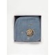 Fluffy Κεντητή Κάπα Blue 75x75 Fluffy Κεντητή Κάπα Blue 75x75