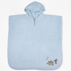 Fluffy Κεντητό Πόντσο Mint one size