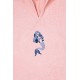 Fluffy Κεντητό Πόντσο Pink one size Fluffy Κεντητό Πόντσο Pink one size