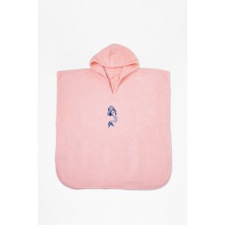 Fluffy Κεντητό Πόντσο Pink one size Fluffy Κεντητό Πόντσο Pink one size