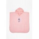 Fluffy Κεντητό Πόντσο Pink one size Fluffy Κεντητό Πόντσο Pink one size