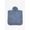 Fluffy Κεντητό Πόντσο Blue one size