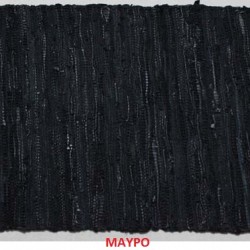 Πατάκι Δερμάτινο Μονόχρωμο Άκαυστο Μαύρο 60X90 Πατάκι Δερμάτινο Μονόχρωμο Άκαυστο Μαύρο 60X90