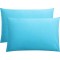 Ζεύγος Μαξιλαροθήκες Le Blanc Μονόχρωμες Turquoise 50Χ70