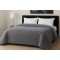 Κουβερτοπάπλωμα Le Blanc Flannel Comfort Υπέρδιπλο 220Χ240 700gsm RIB CUT Light Grey