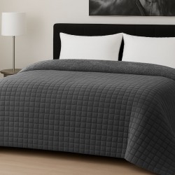 Κουβερτοπάπλωμα Le Blanc Flannel Comfort Υπέρδιπλο 220Χ240 700gsm RIB CUT Dark Grey Κουβερτοπάπλωμα Le Blanc Flannel Comfort Υπέρδιπλο 220Χ240 700gsm RIB CUT Dark Grey